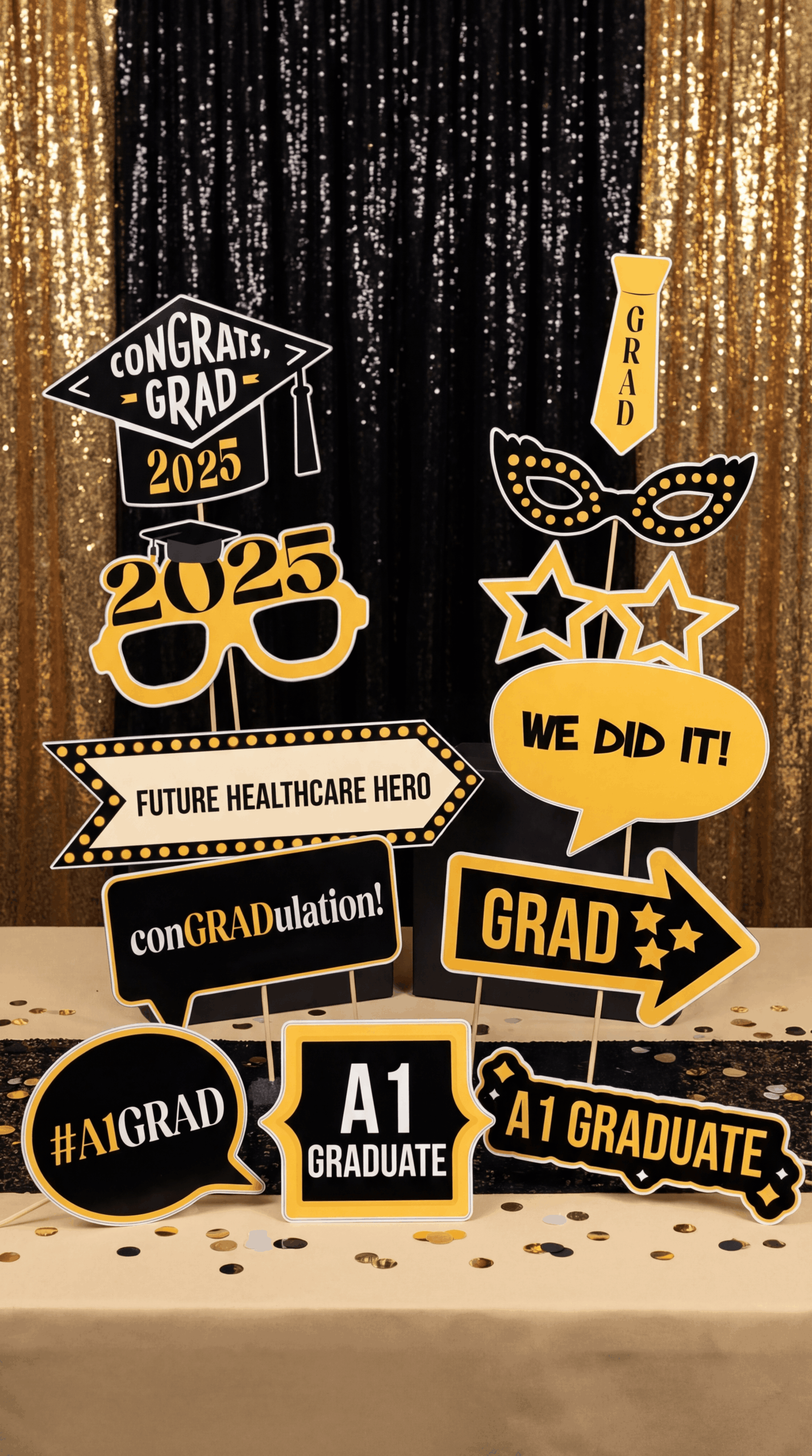 A1 GRADUATION PROPS
